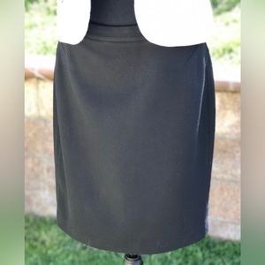 LOFT Like New Midweight Black Skirt
